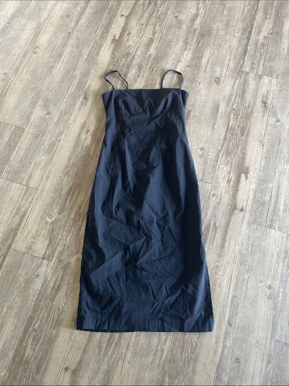 Vintage 90’s Nordstrom Sky David Park Black Midi Dress - Picture 4 of 5